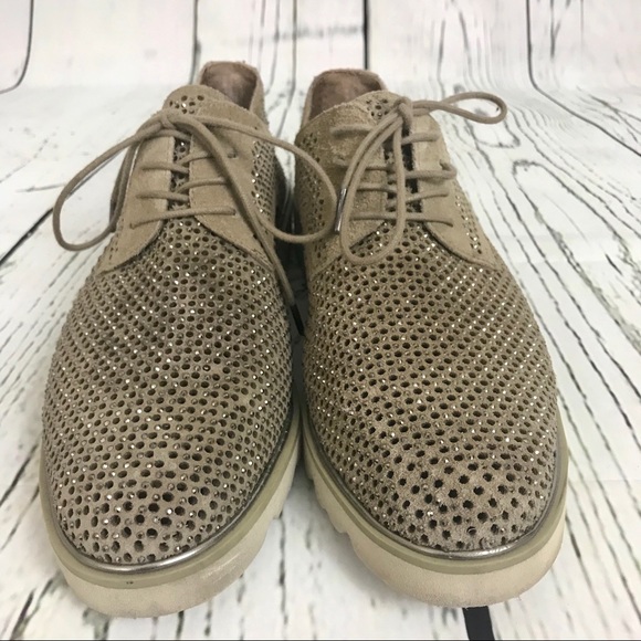 Donald Pliner Connisp Suede Lace Shoe oxfords - Picture 3 of 8